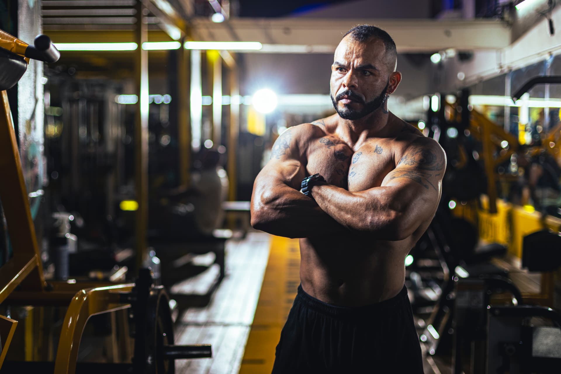 Retrato en el gimnasio